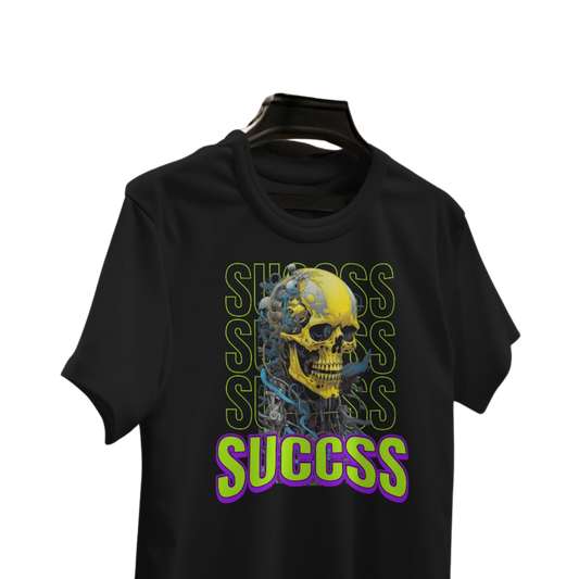 Yellow Skull- SUCCSS  T-Shirt