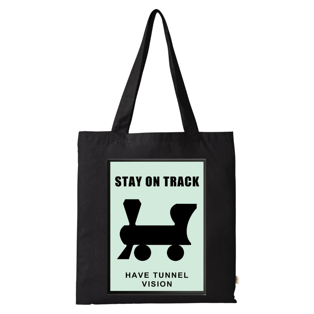 Stay on Track Tote Bag